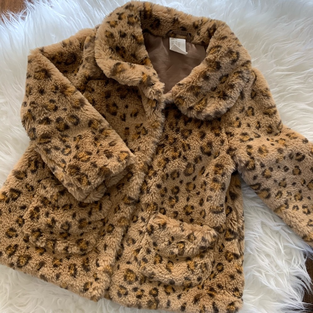 H&M Leopard Print Coat